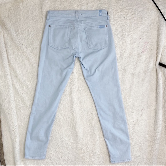 7 For All Mankind Cropped Skinny Jeans - Picture 4 of 8